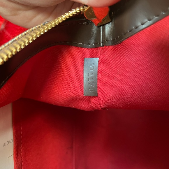 Louis Vuitton Verona Brown Ebene Canvas Shoulder Bag - Picture 3 of 8